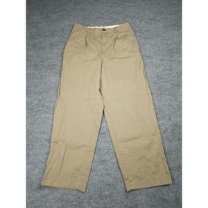 Uniqlo x JW Anderson Pants Mens 32 x 30 Khaki Chino Beige 100% Cotton Straight